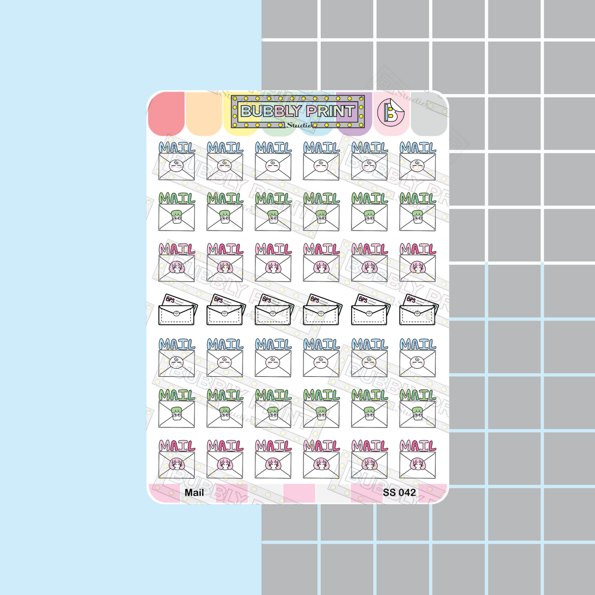 MAIL Planner Sticker Sheet | SS 042