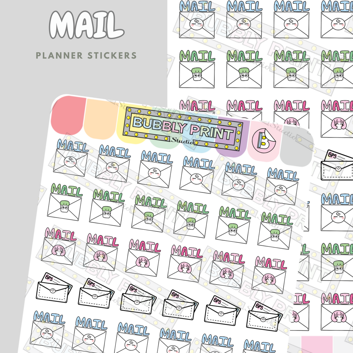 MAIL Planner Sticker Sheet | SS 042