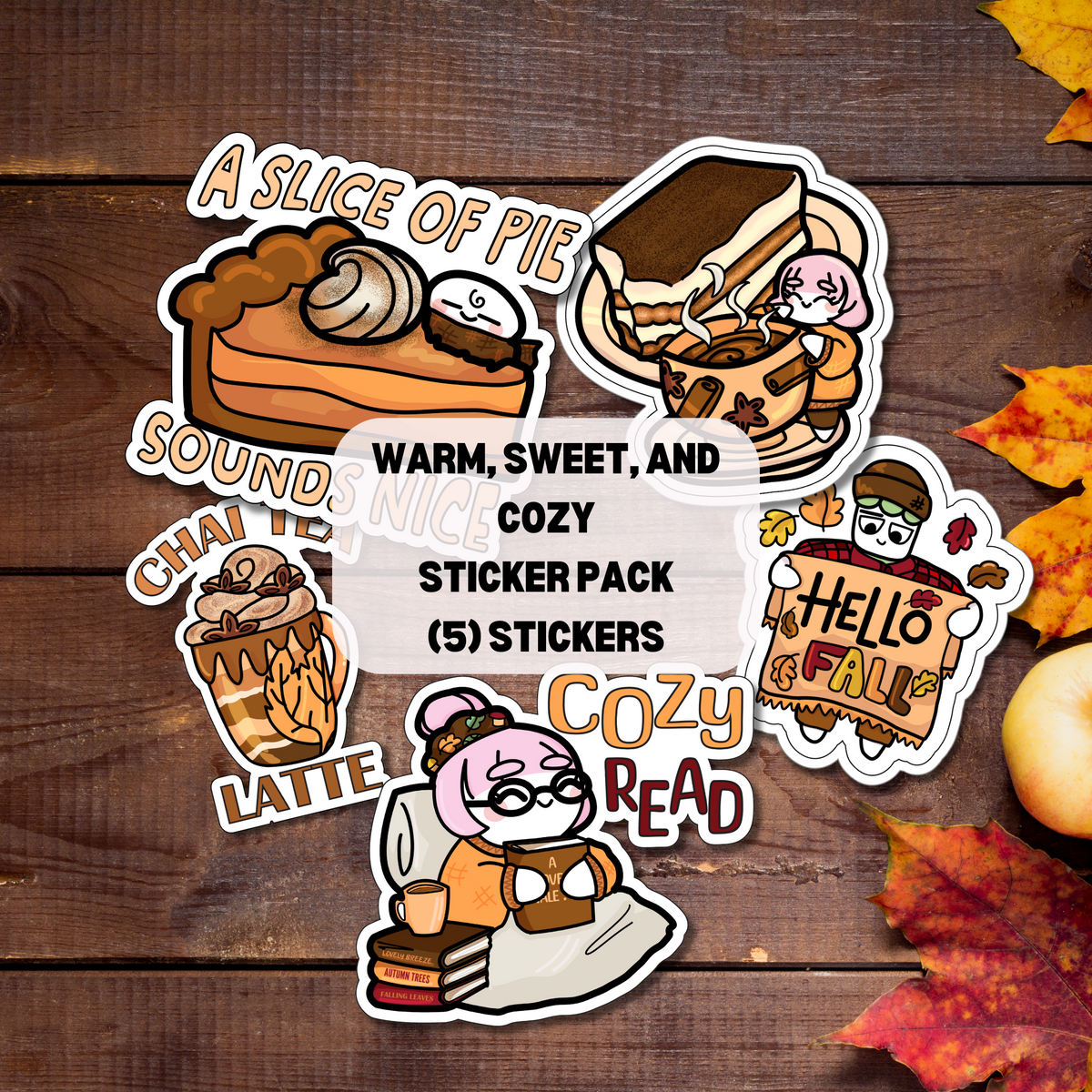 Sweet, Warm, and Cozy Sticker Pack