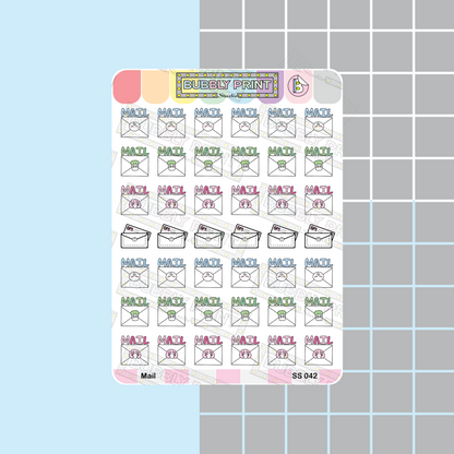 MAIL Planner Sticker Sheet | SS 042