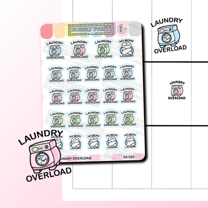 Laundry Overload| Planner Stickers | SS 020