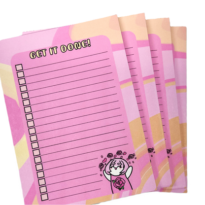 Stop And Smell The Roses Notepad | Get It Done!