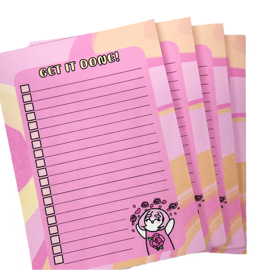Stop And Smell The Roses Notepad | Get It Done!