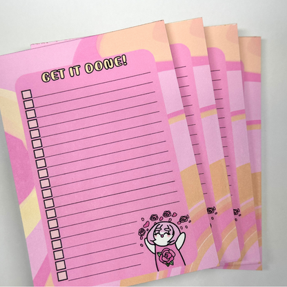 Stop And Smell The Roses Notepad | Get It Done!