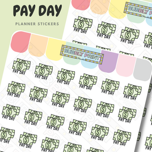 Pay Day Planner Sticker Sheet | SS 022