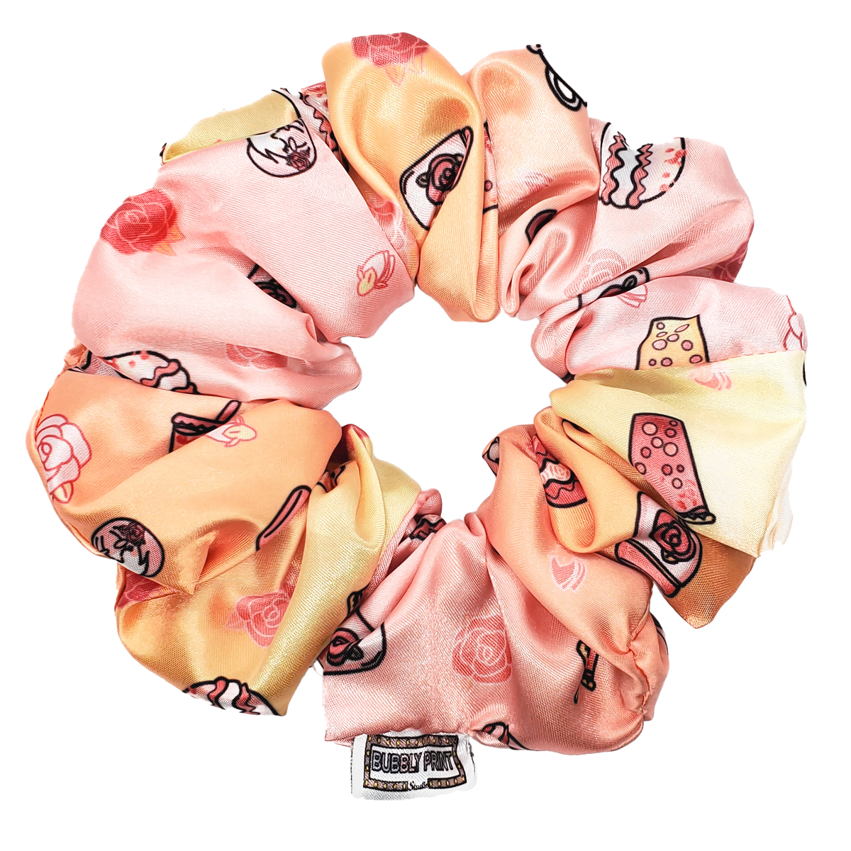 ROSE TEA SCRUNCHIE