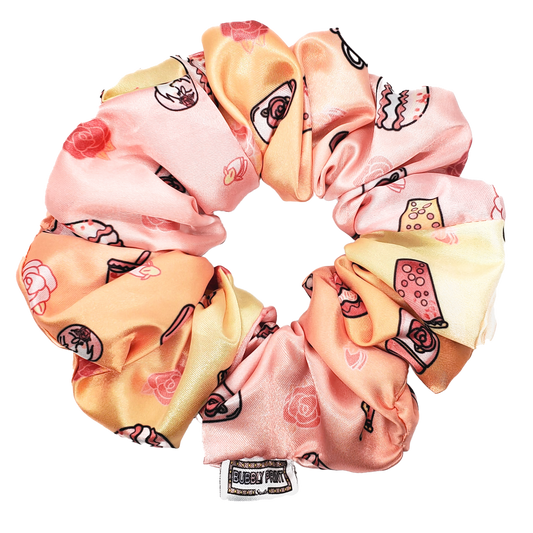 ROSE TEA SCRUNCHIE