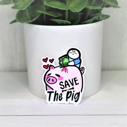The Pig Vinyl Sticker